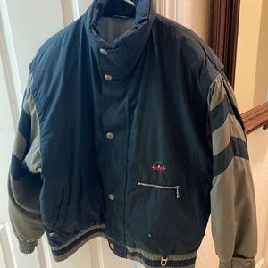 Men's Vintage Black+ Bogner Ski Jacket.